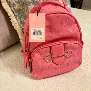 Juicy Couture Pink Quilted Mini Backpack